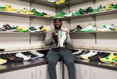 Image de l'article La Air Jordan 5 Retro Apple Green, en hommage à Oregon Ducks