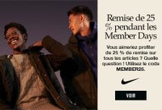 Image de l'article Nike « Single Days » : 25% de réduction sur tout le Nike Store dès maintenant !