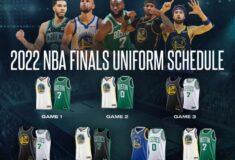 Image de l'article Les maillots de la finale NBA 2022