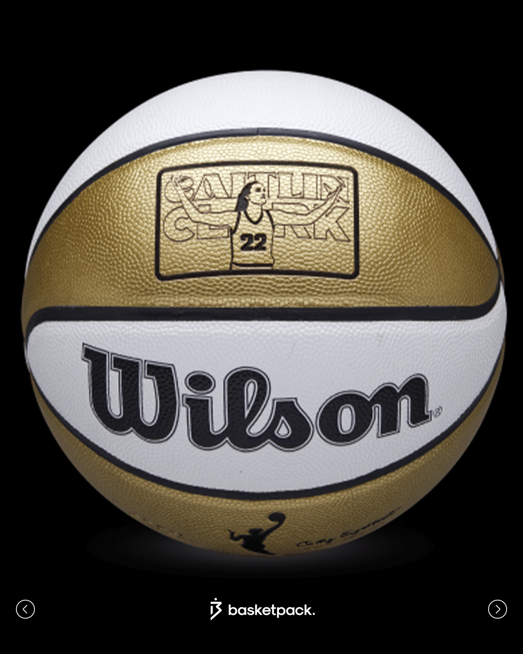 wilson basketball caitlin clark ballon signature