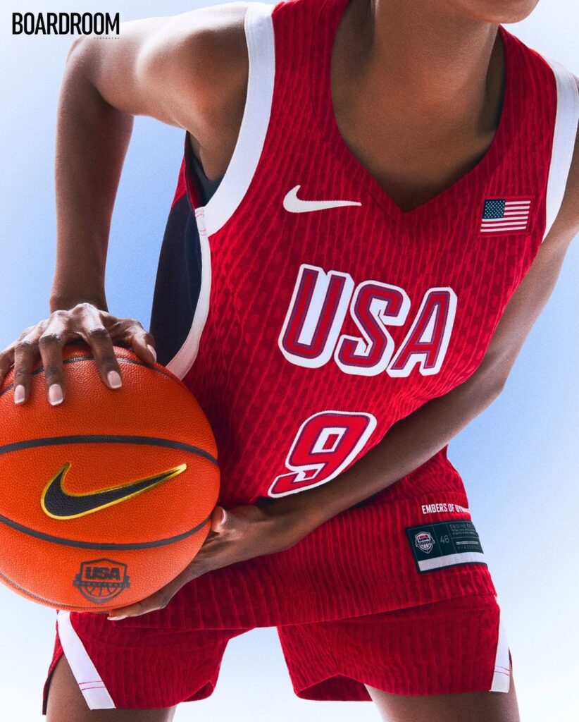 maillot team usa basketball jeux olympiques jo paris 2024