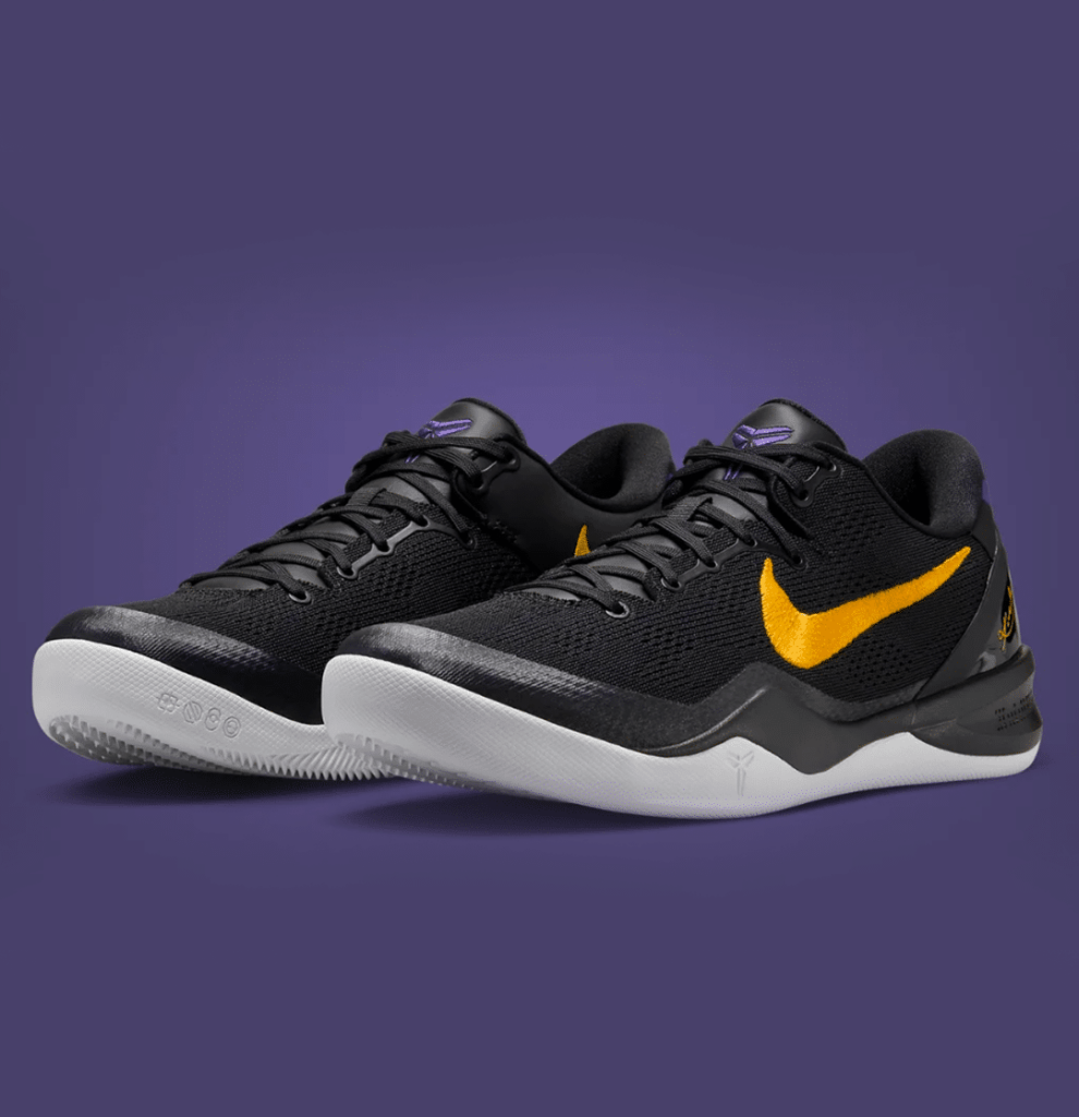 nike kobe 8 lakers away team bank pack