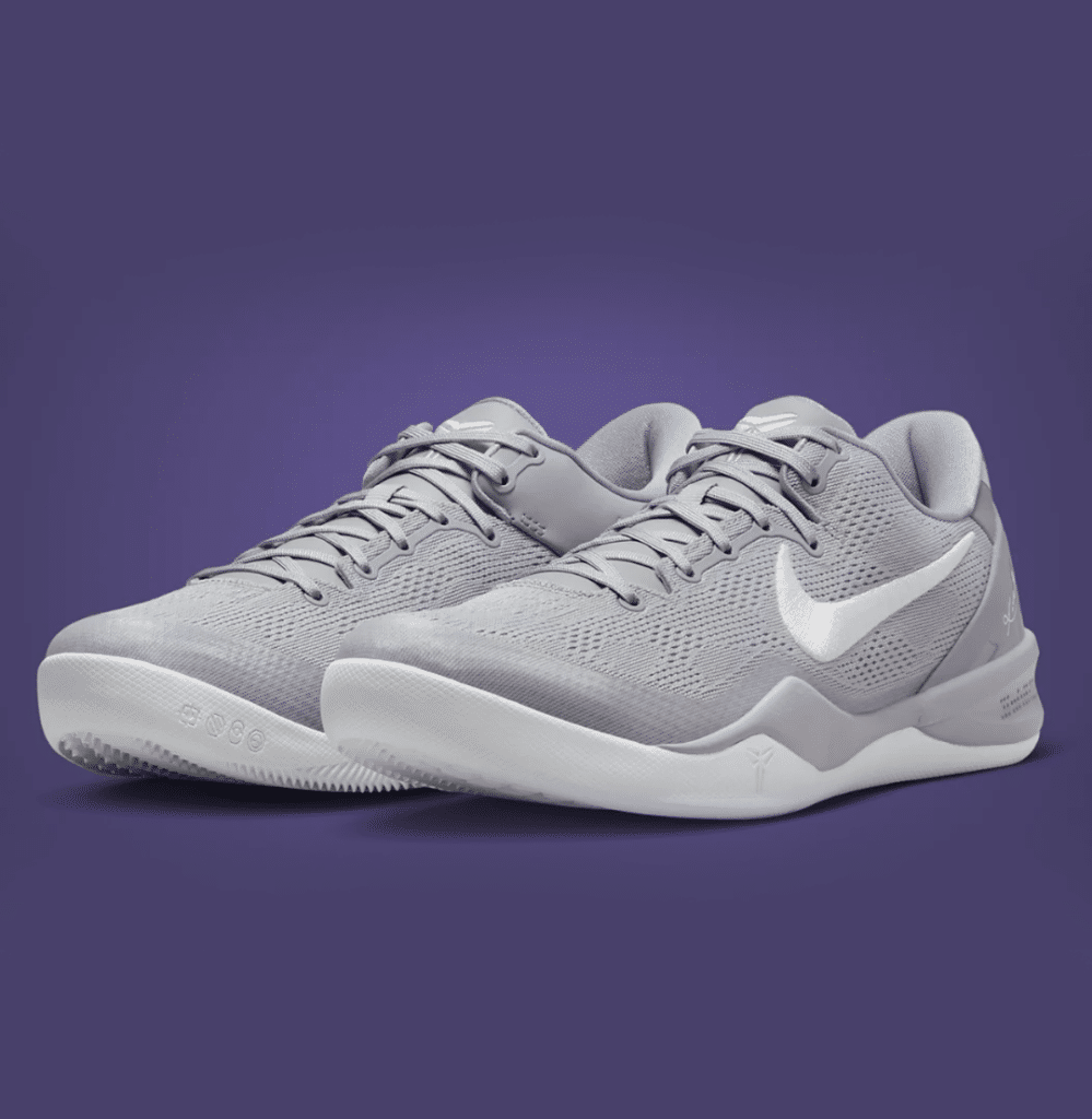 nike kobe 8 wolves grey team bank pack