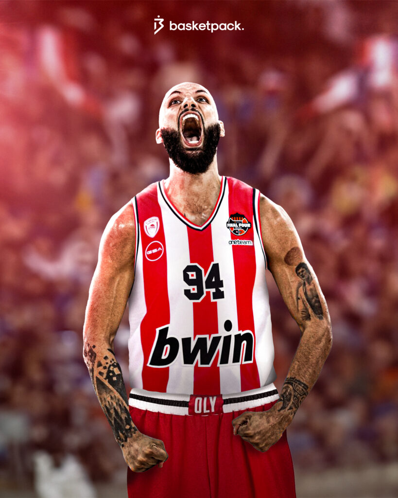 maillot evan fournier olympiacos athenes numero de maillot 94