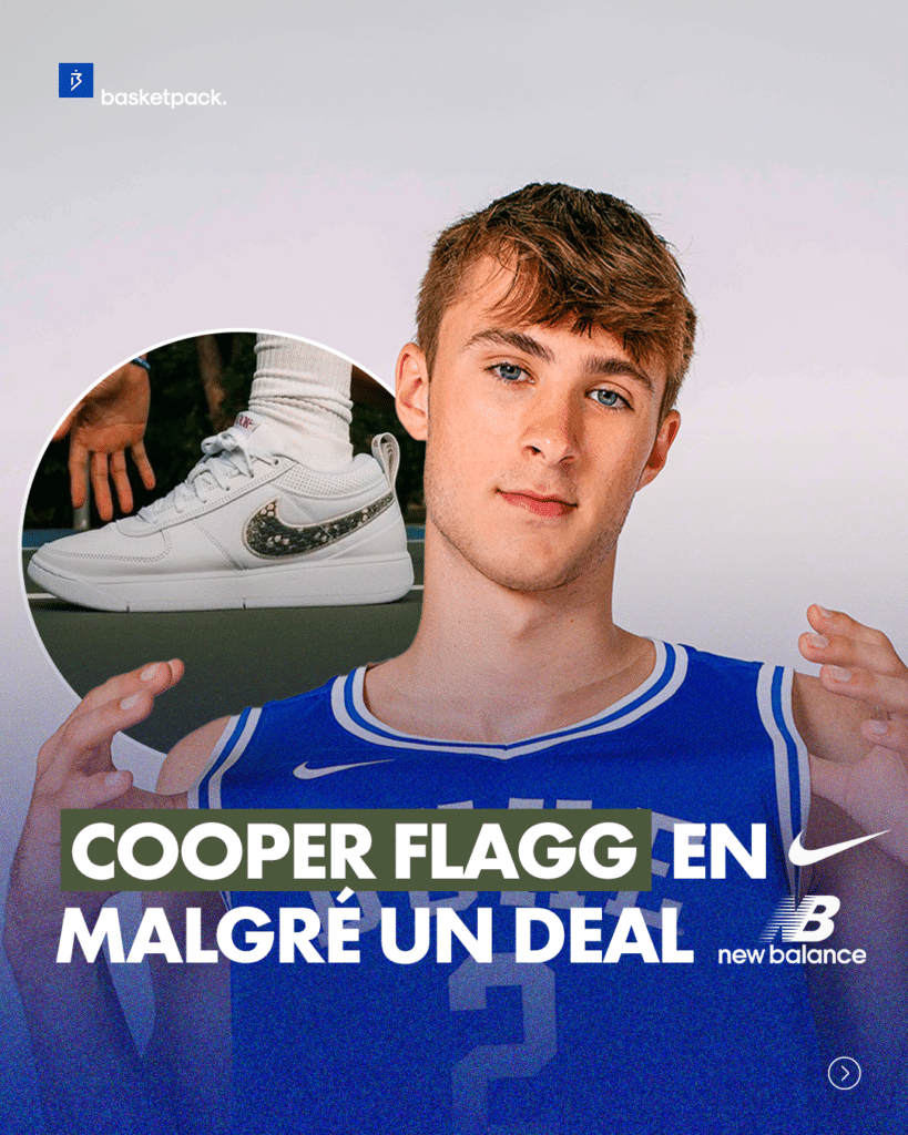 cooper flagg en nike malgre contrat new balance