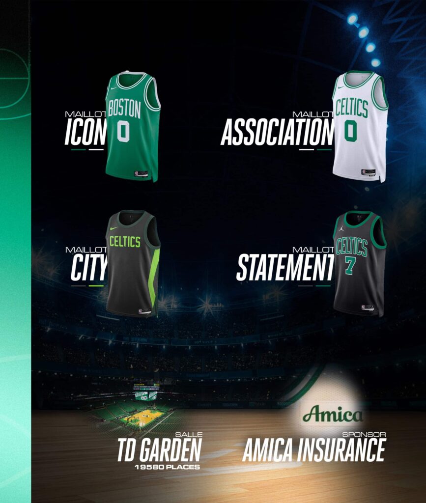 maillots boston celtics 2024 2025