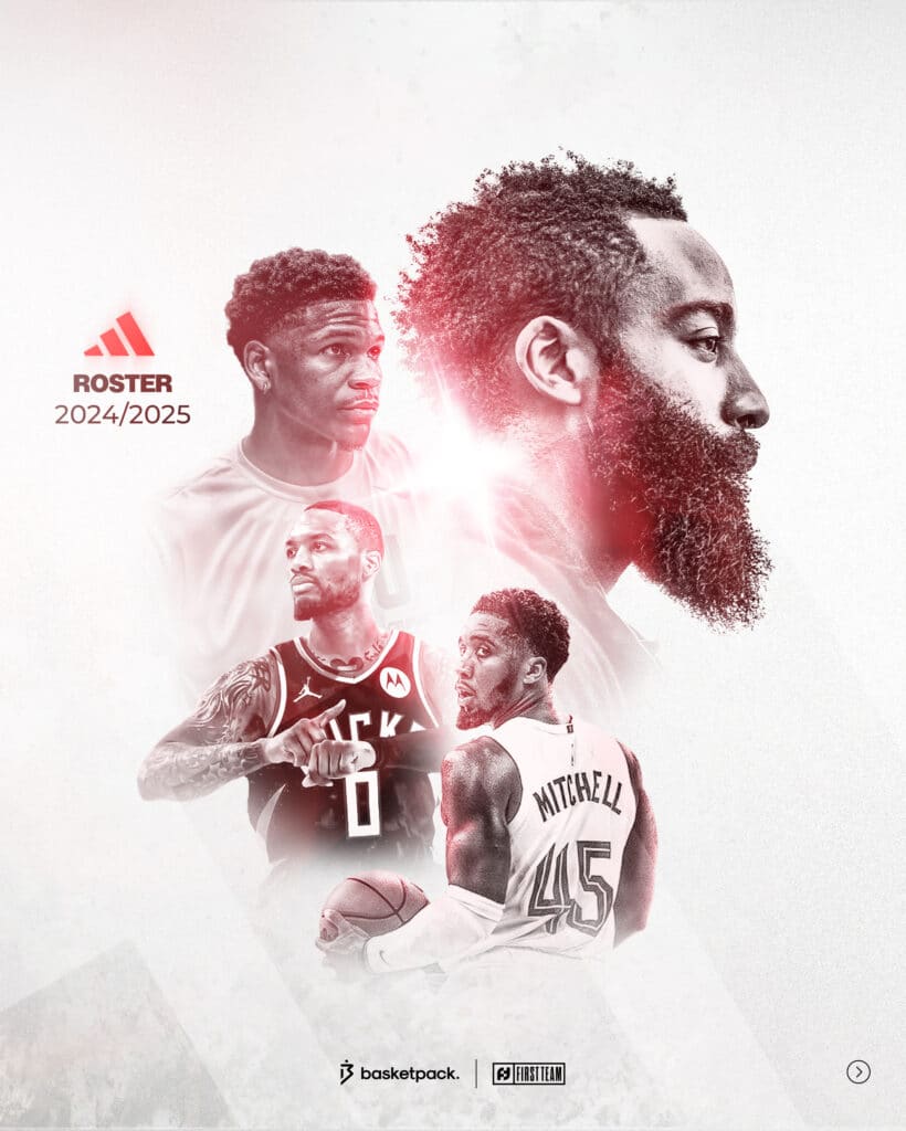 roster nba adidas saison 2024 2025