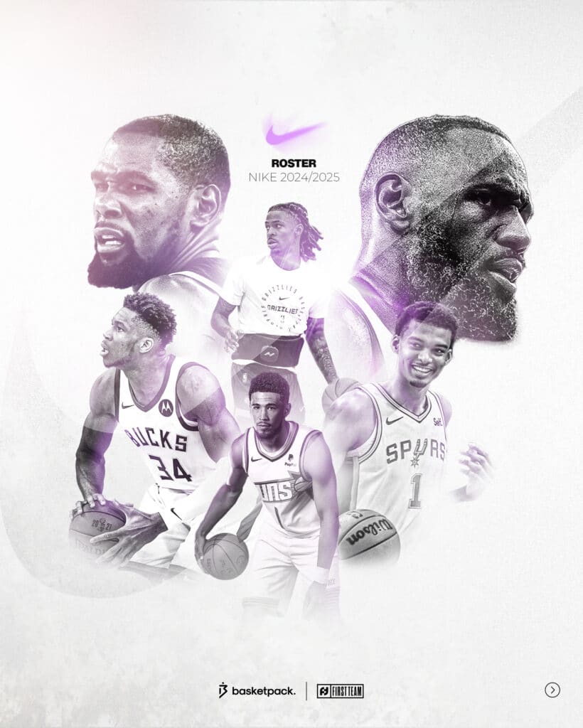 roster nba nike saison 2024 2025