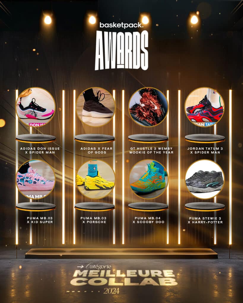 meilleure collab basketball 2024 basketpack awards