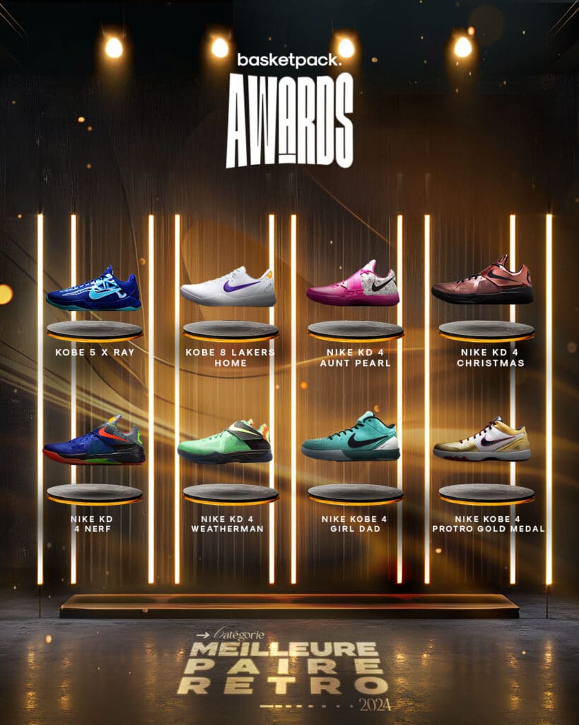 plus belle paire basketball retro 2024 basketpack awards