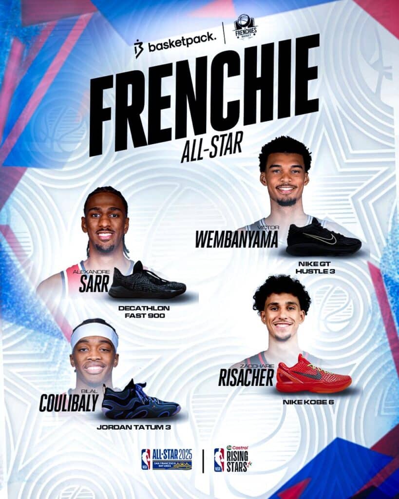 nba all star weekend 2025 les paires des francais