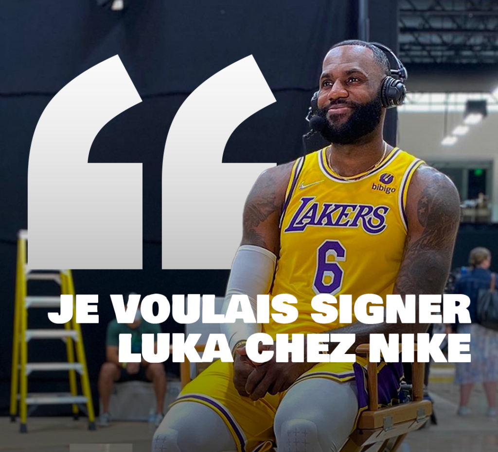 lebron james voulait signer luka doncic chez nike